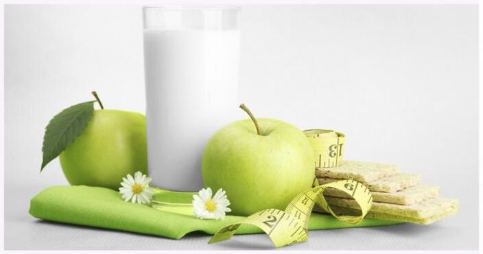 Kefir กับแอปเปิ้ล